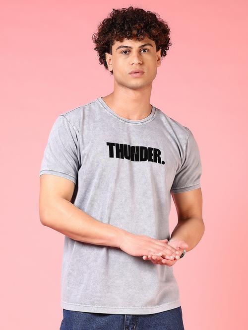 men chest print short sleeve regular fit t-shirt - 21697685 - Very Small Image - 1