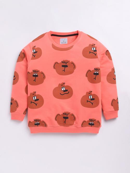 kids printed long sleeve sweatshirt - 21699401 - Very Small Image - 1