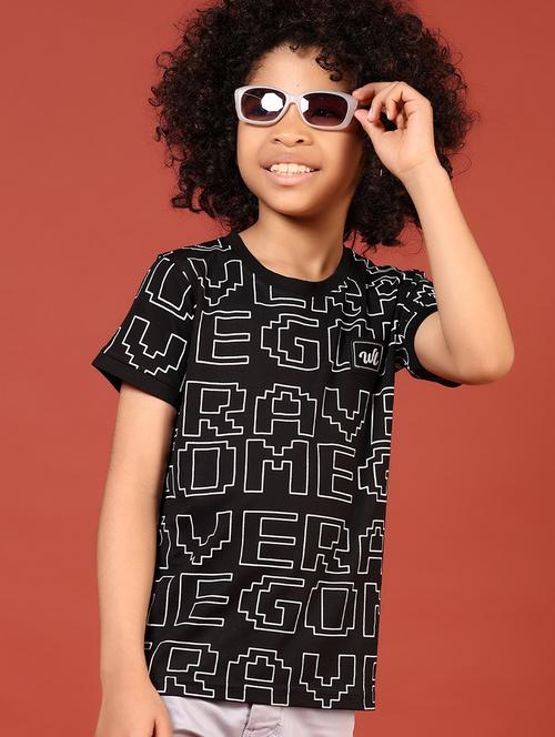 boys printed short sleeve regular fit t-shirt - 21700836 - Very Small Image - 1