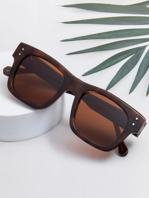 ted-smith unisex brown premium italian acetate sunglasses with  polarized lenses for men & women - 21711833 - Very Small Image - 1