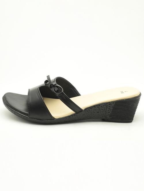 women solid slip on wedge - 21718197 - Very Small Image - 1