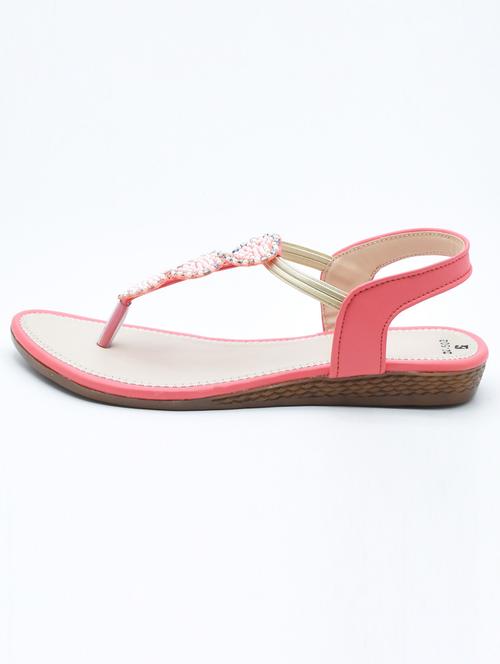 women t-strap flat sandal - 21718200 - Very Small Image - 1