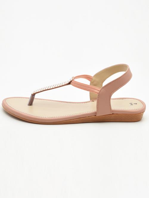 women t-strap flat sandal - 21718201 - Very Small Image - 1