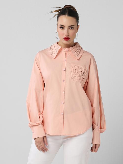 Women Solid Long Sleeve Shirt - 21721654 - Very Small Image - 1