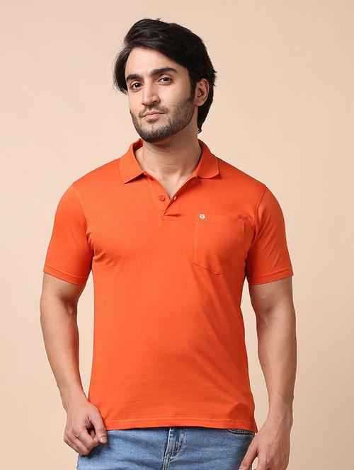 men short sleeves plain polo t-shirt - 21725025 - Very Small Image - 1