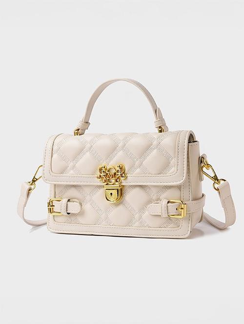 women black solid quilted sling bag - 21725329 - Very Small Image - 1