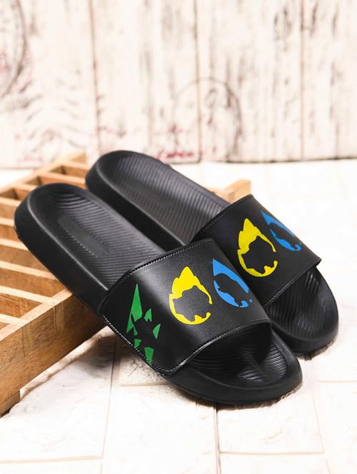 men printed slip on slider - 21725432 - Very Small Image - 1