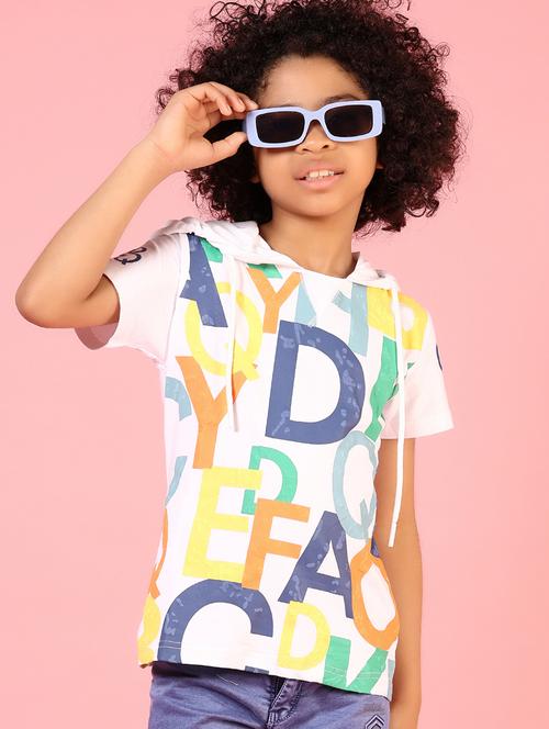 boys front & back print short sleeve t-shirt - 21732149 - Very Small Image - 1
