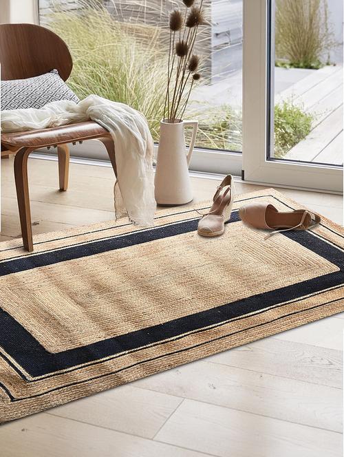 jute rug - braided reversible rug for living room bedroom - 21733775 - Very Small Image - 1