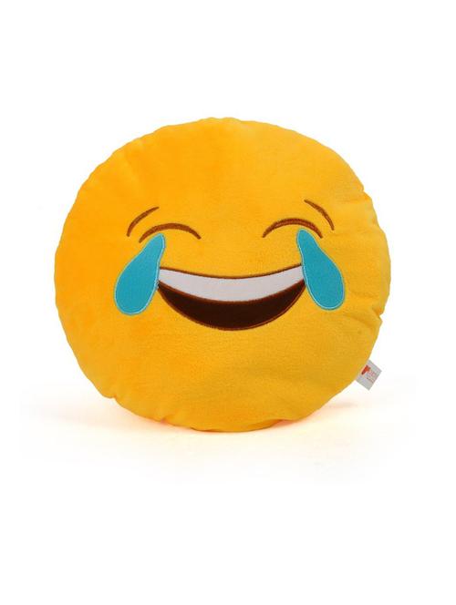 cortina smiley decorative cushion pack of 1 (yellow) - 21735170 - Very Small Image - 1