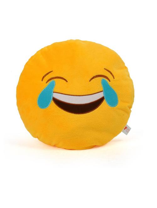 cortina smiley decorative cushion pack of 1 (yellow) - 21735190 - Very Small Image - 1