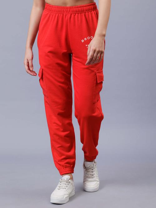 women solid high rise cargo - 21738740 - Very Small Image - 1