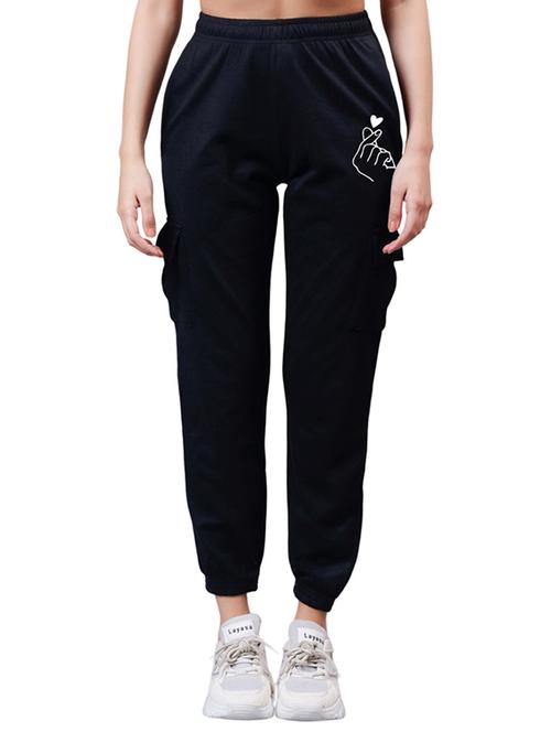 women printed high rise cargo - 21738752 - Very Small Image - 1