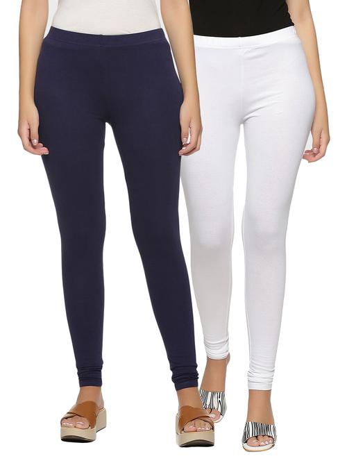 women pack of 2 solid leggings - 21743671 - Very Small Image - 1