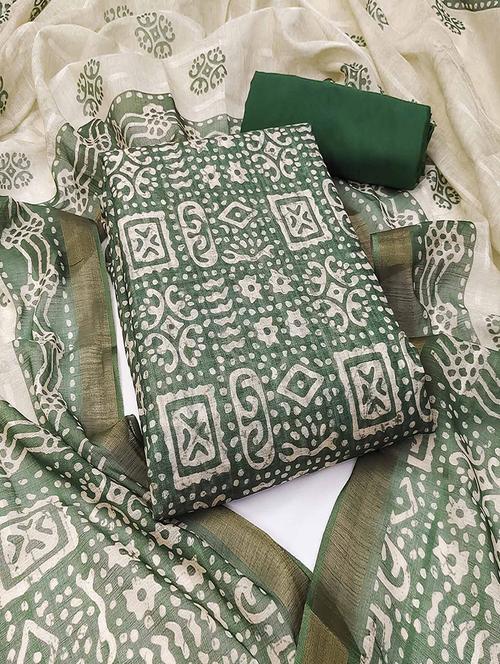women printed unstitched suit set with dupatta - 21743994 - Very Small Image - 1