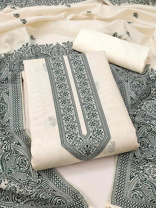 women self design unstitched suit set with dupatta - 21744032 - Very Small Image - 1