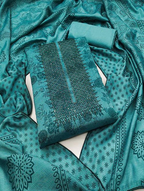 women printed unstitched suit set with dupatta - 21744050 - Very Small Image - 1