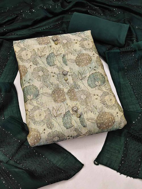 women printed unstitched suit set with dupatta - 21744076 - Very Small Image - 1