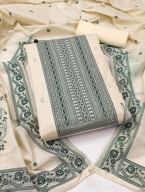 women self design unstitched suit set with dupatta - 21744083 - Very Small Image - 1