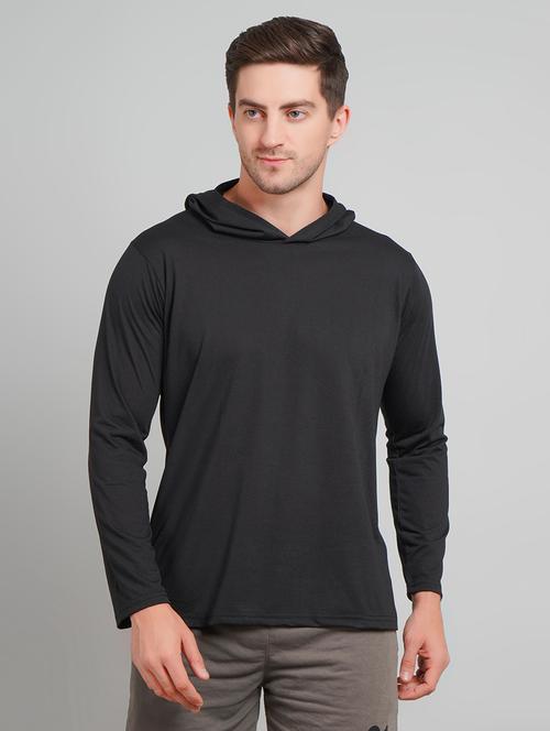 men long sleeves solid plain t-shirt - 21744263 - Very Small Image - 1