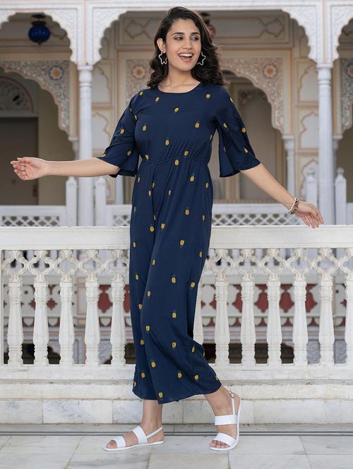 women embroidered full leg jumpsuit - 21747756 - Very Small Image - 1