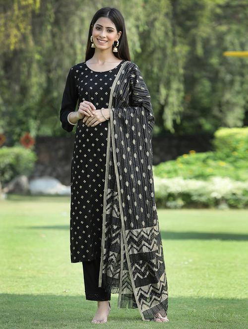 women sequined kurta pant set with dupatta - 21747781 - Very Small Image - 1