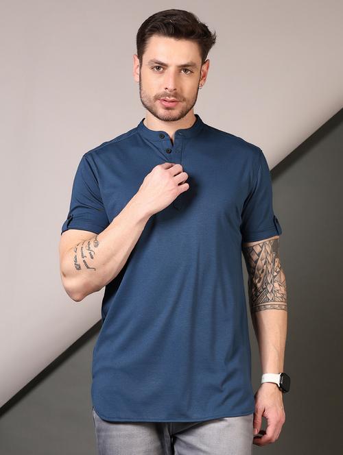men short sleeves plain t-shirt - 21749916 - Very Small Image - 1