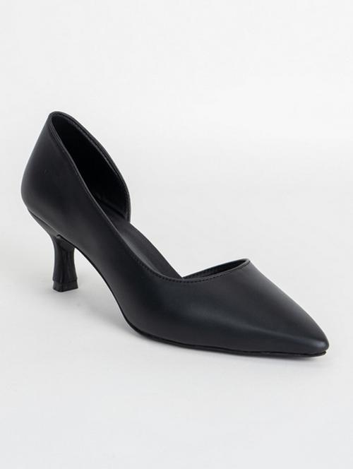 women black slip on pump - 21751145 - Very Small Image - 1