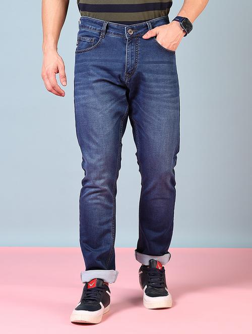 men solid mid rise relaxed fit jean - 21765804 - Very Small Image - 1