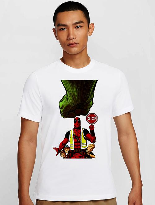 men white round neck regular fit t-shirt - 21841563 - Very Small Image - 1