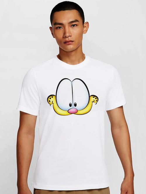 men white round neck regular fit t-shirt - 21841738 - Very Small Image - 1