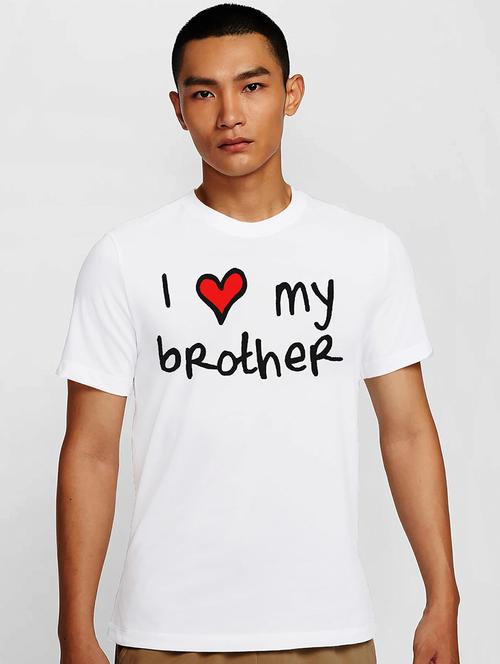 men white round neck regular fit t-shirt - 21841833 - Very Small Image - 1