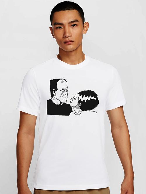 men white round neck regular fit t-shirt - 21841920 - Very Small Image - 1