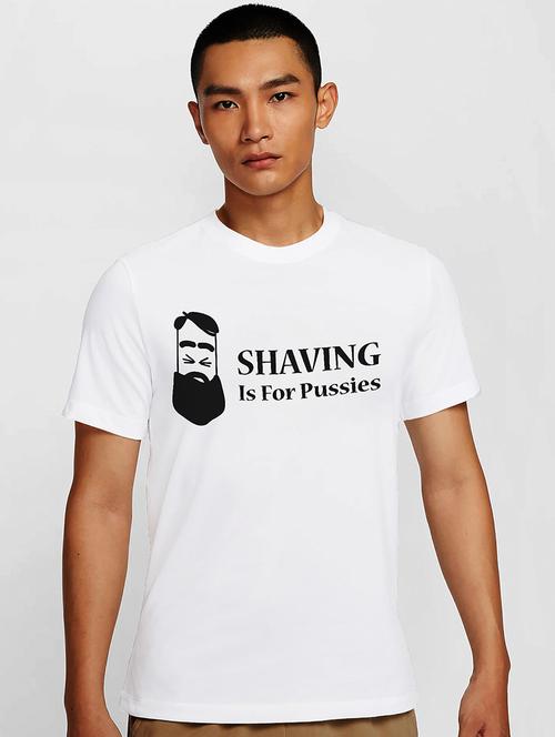 men white round neck regular fit t-shirt - 21842034 - Very Small Image - 1