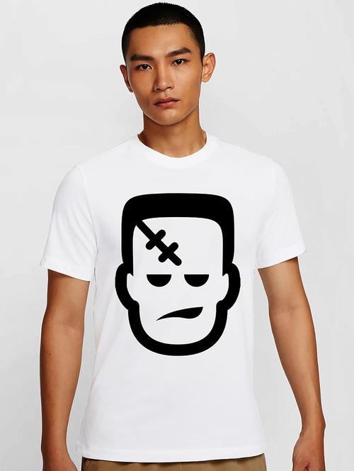 men white round neck regular fit t-shirt - 21842172 - Very Small Image - 1