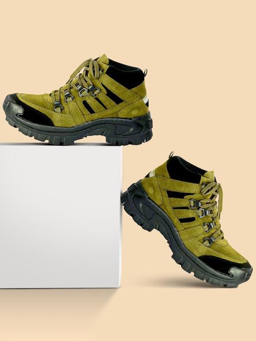 men green lace up boot - 21853497 - Very Small Image - 1