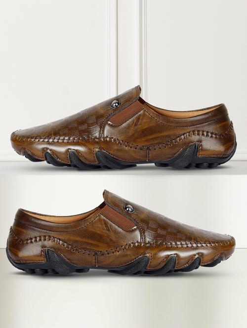 men brown slip on loafer - 21853514 - Very Small Image - 1