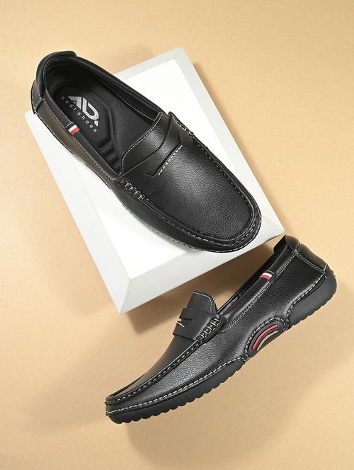 men black slip on loafers - 21853577 - Very Small Image - 1