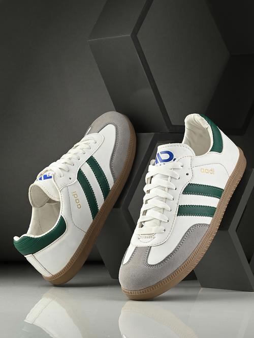 men white lace up sneaker - 21853626 - Very Small Image - 1