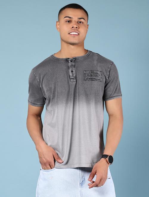 men ombre short sleeve regular ft t-shirt - 21873816 - Very Small Image - 1