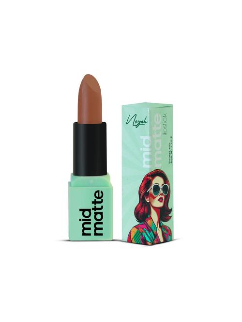 neyah mid matte comfort lipstick boss brown - 21879380 - Very Small Image - 1