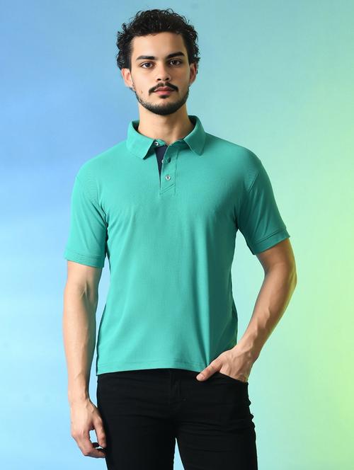 men solid short sleeve regualr fit polo t-shirt - 21908062 - Very Small Image - 1