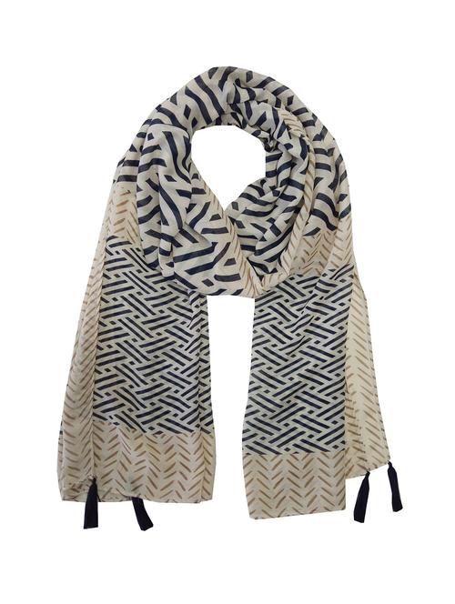 women geometric printed scarf - 21908325 - Very Small Image - 1