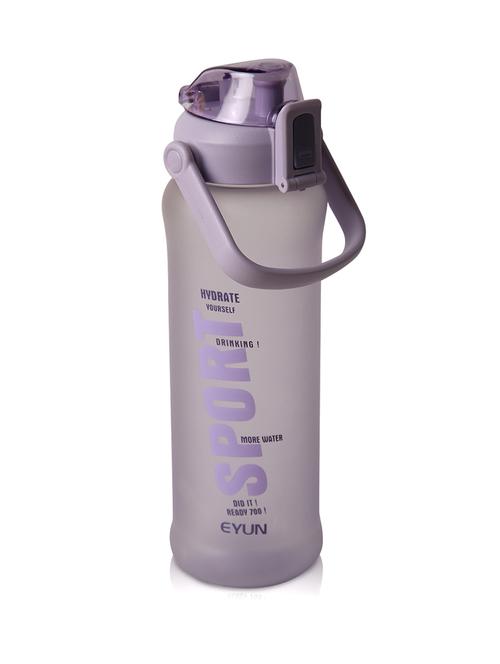 V-mart Printed Purple Plastic Water Bottle - 21918469 - Very Small Image - 1