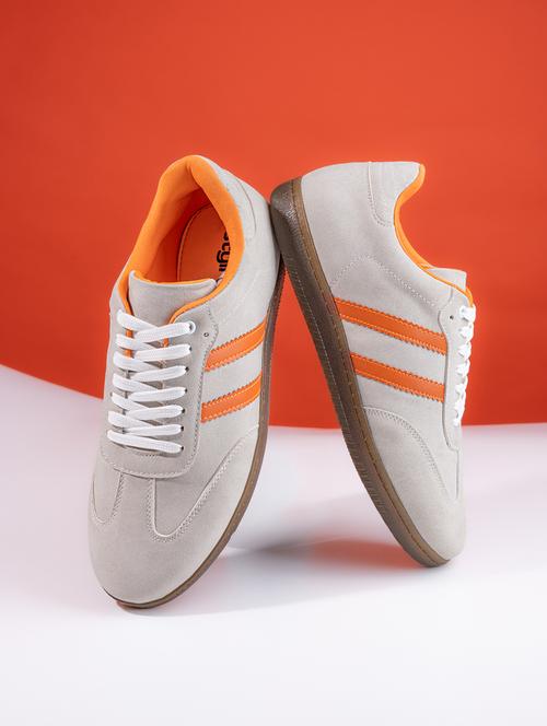 men white solid lace up sneaker - 21919913 - Very Small Image - 1