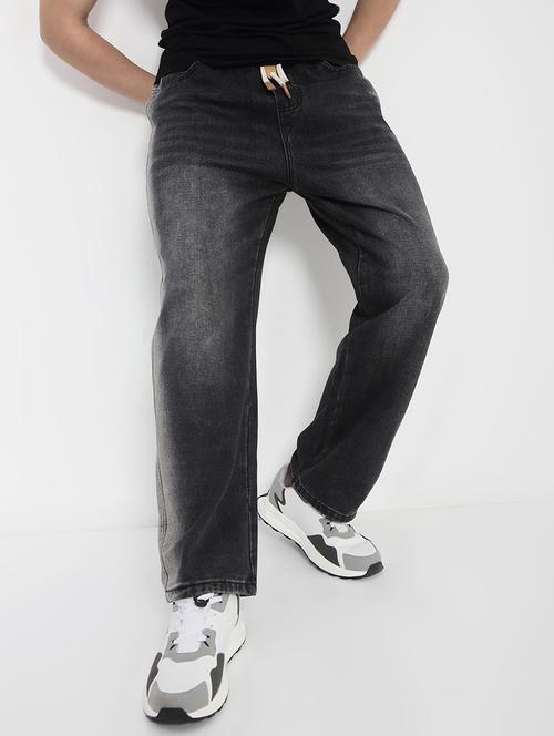 men solid mid rise straight fit jean - 21923954 - Very Small Image - 1