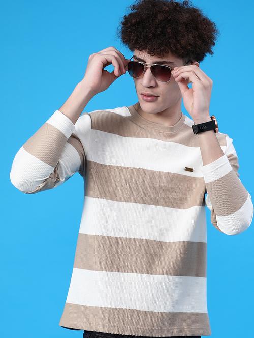 men striped long sleeve regular fit t-shirt - 21928314 - Very Small Image - 1