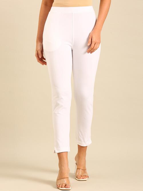 women solid mid rise ankle length legging - 21929595 - Very Small Image - 1