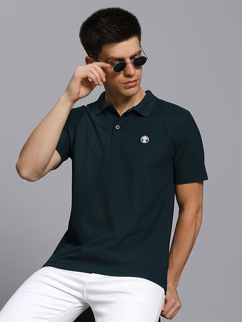 men solid short sleeve regular fit polo t-shirt - 21931028 - Very Small Image - 1
