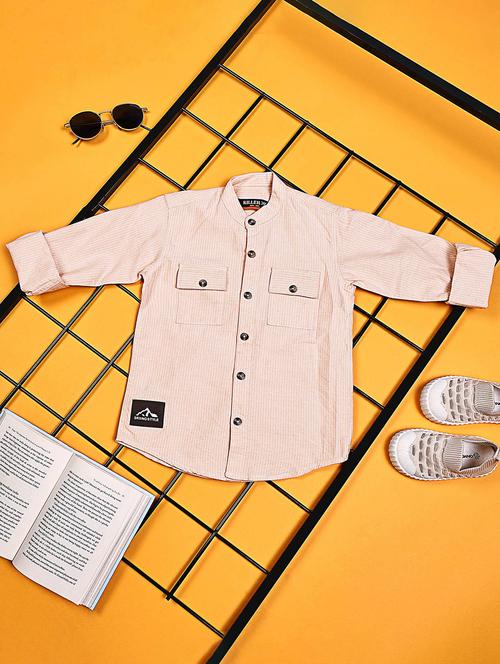 boys striped long sleeve casual shirt - 21934711 - Very Small Image - 1